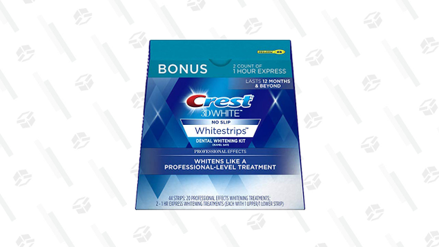 Crest 3D White Professional Effects Whitestrips | $50 | Amazon | Clip the $10 coupon